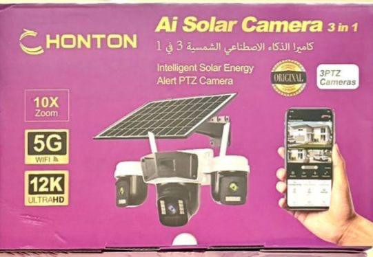 دوربین سولار سیمکارتی سه لنزه اوکم
